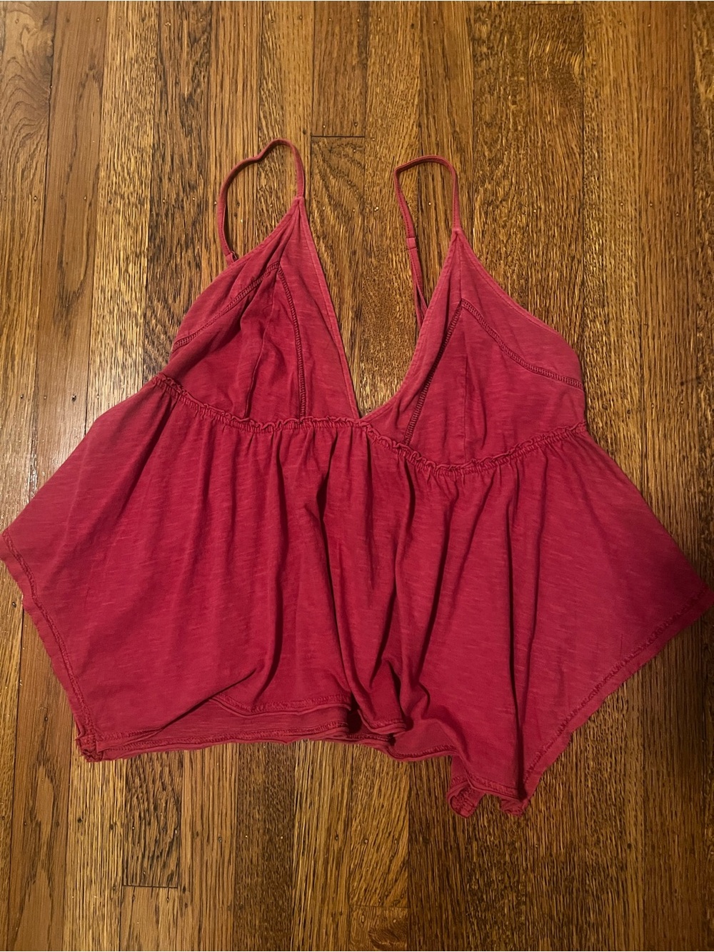 AERIE CRed Spaghetti Strap Tank Top